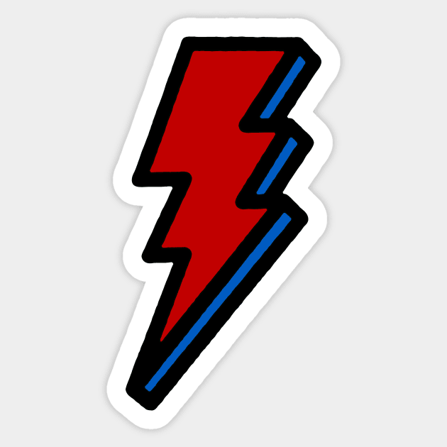 lightning Sticker by Harley Warren